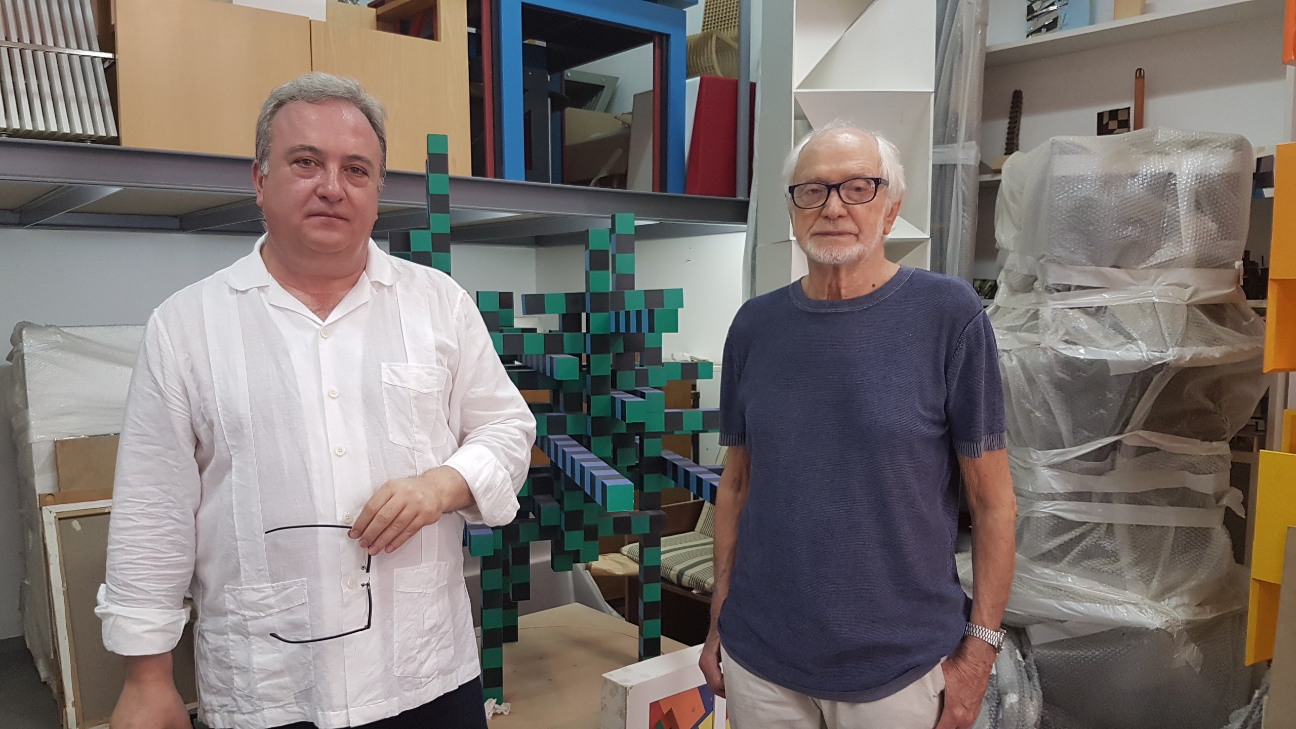 Pepe González Arenas y Juan Serrano