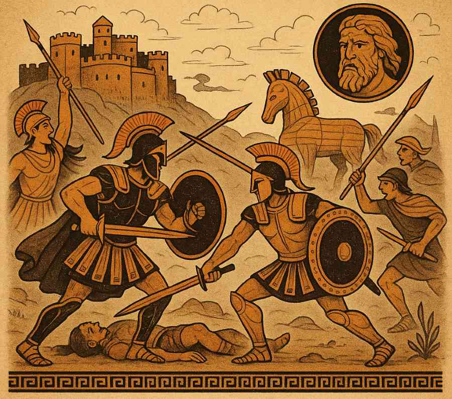 Imagen sobre la Iliada