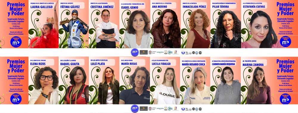 Premiadas en Mujer y Poder 2026
