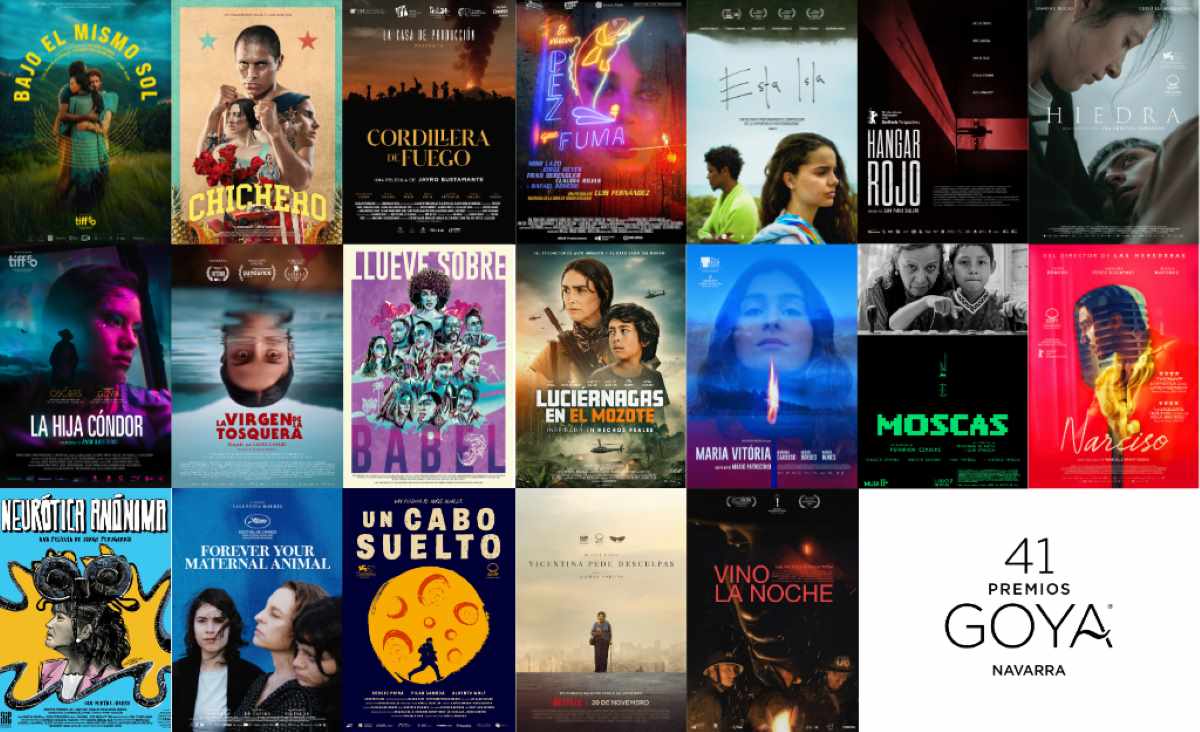 19 candidatos Mejor Película Iberoamericana para Goyas 2027