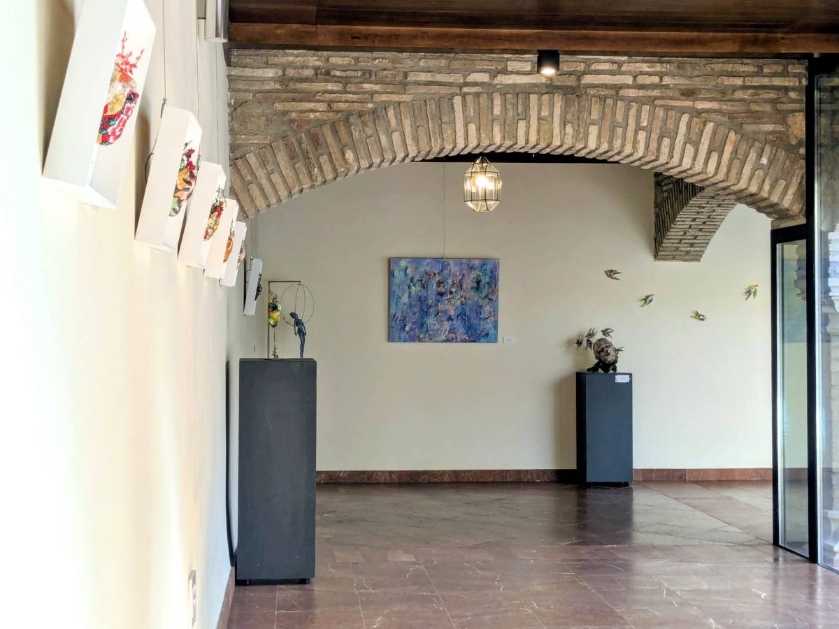 Eva Llamas, su obra en el Palacio de Congresos de Córdoba.