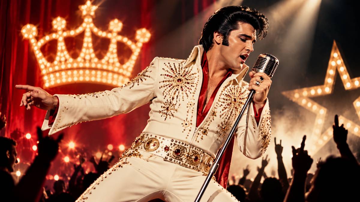 Rey del Rock. Imagen IA.