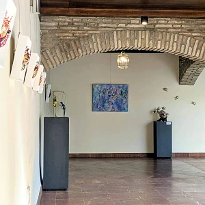 Eva Llamas, su obra en el Palacio de Congresos de Córdoba.