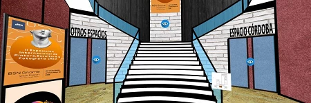 Hall de entrada al museo virtual BSN