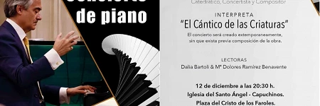 Imagen concierto de piano. Andrés Carlos Manchado.