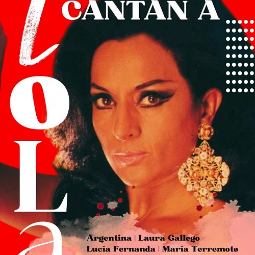 Cartel Mujeres Cantan a Lola