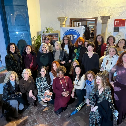 Artistas en la exposición