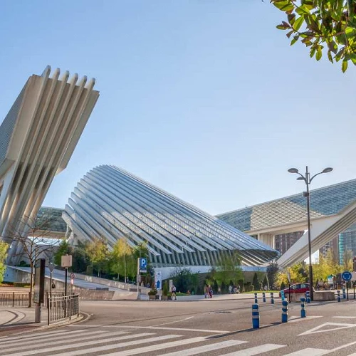 Fotografía del Palacio Congresos, Oviedo. FanMedia Con