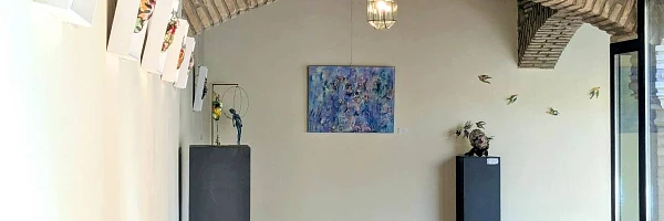 Eva Llamas, su obra en el Palacio de Congresos de Córdoba.
