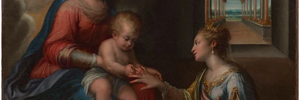 Lavinia Fontana, The Mystic Marriage of Saint Catherine of Alexandria, 1607. Photo: Cecilia Heisser/NationalmuseumSweden