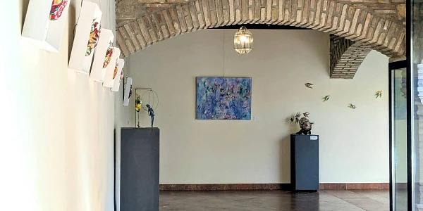 Eva Llamas, su obra en el Palacio de Congresos de Córdoba.