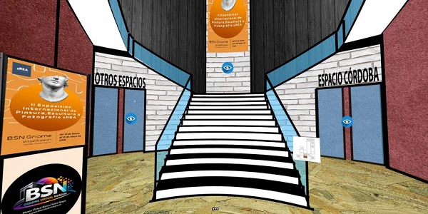 Hall de entrada al museo virtual BSN